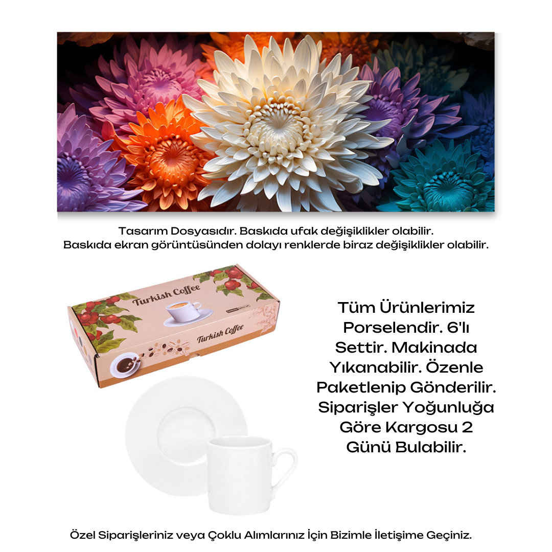 KDKF000000014 - Porselen Kahve Takımı
