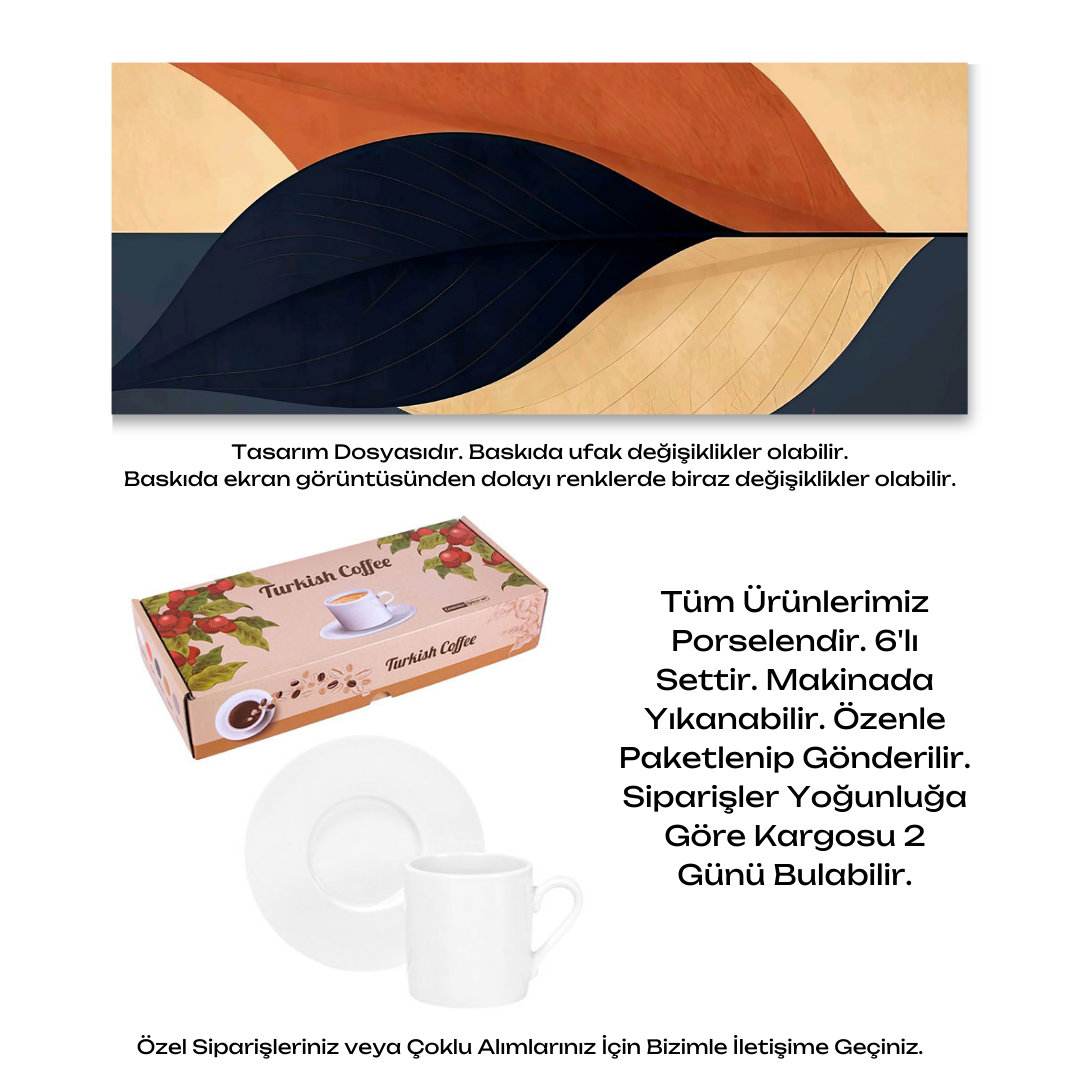 KDKF000000017 - Porselen Kahve Takımı