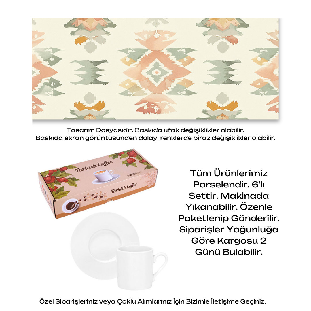 KDKF000000029 - Porselen Kahve Takımı