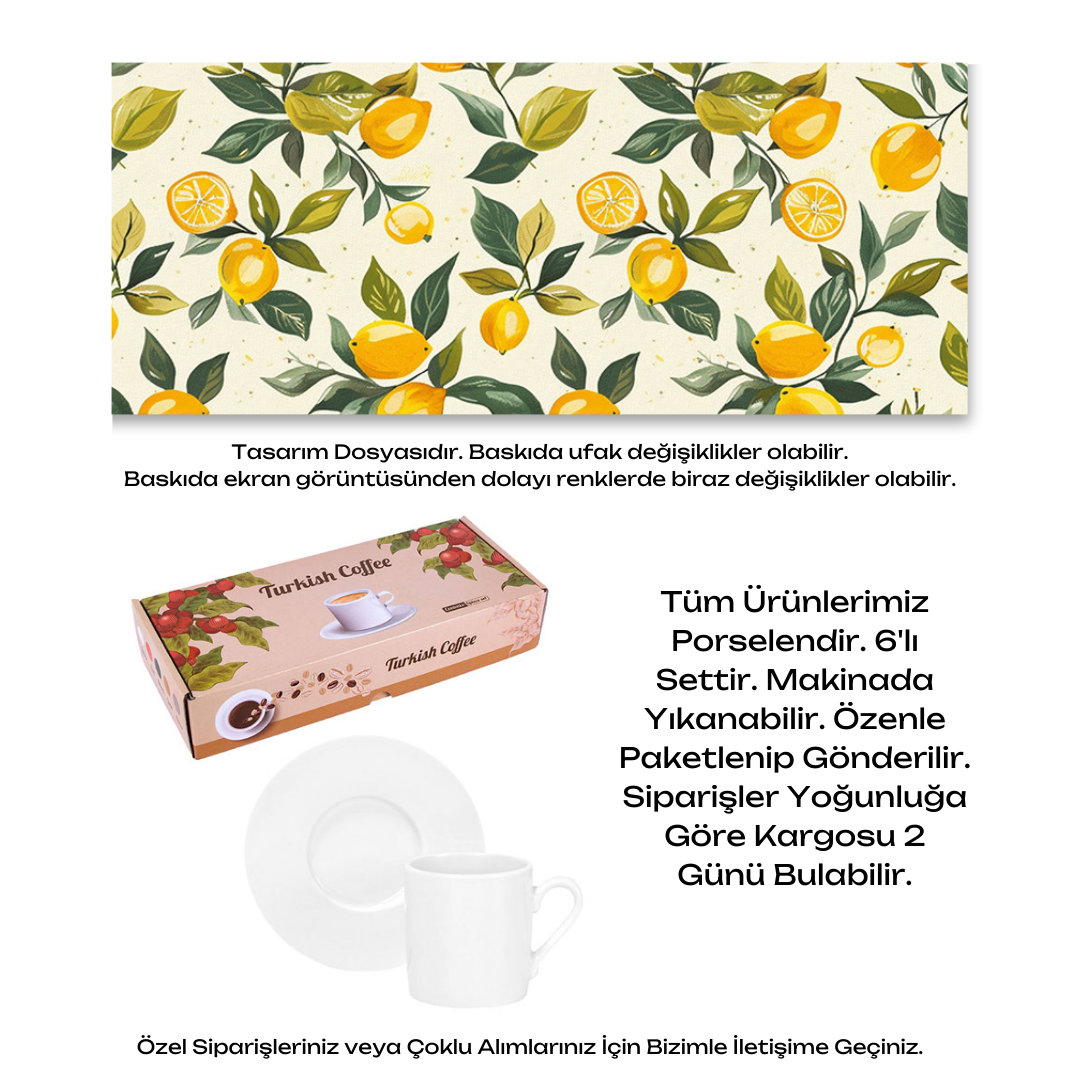 KDKF000000034 - Porselen Kahve Takımı