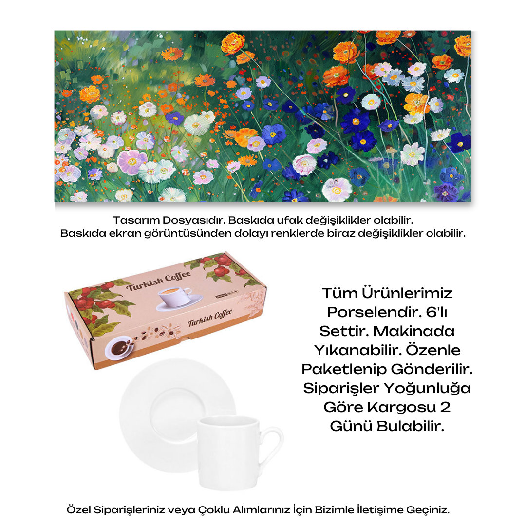 KDKF000000041 - Porselen Kahve Takımı