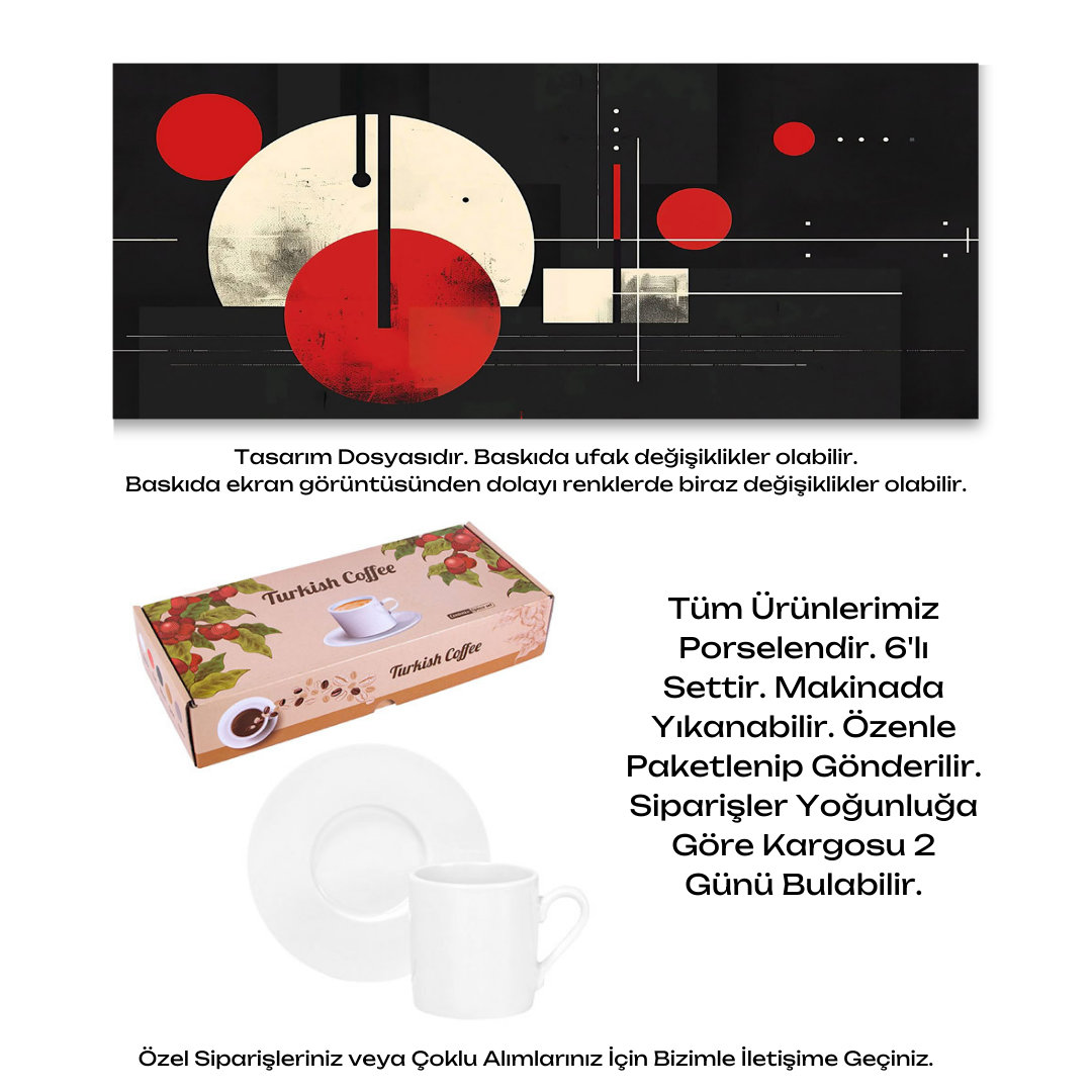 KDKF000000042 - Porselen Kahve Takımı