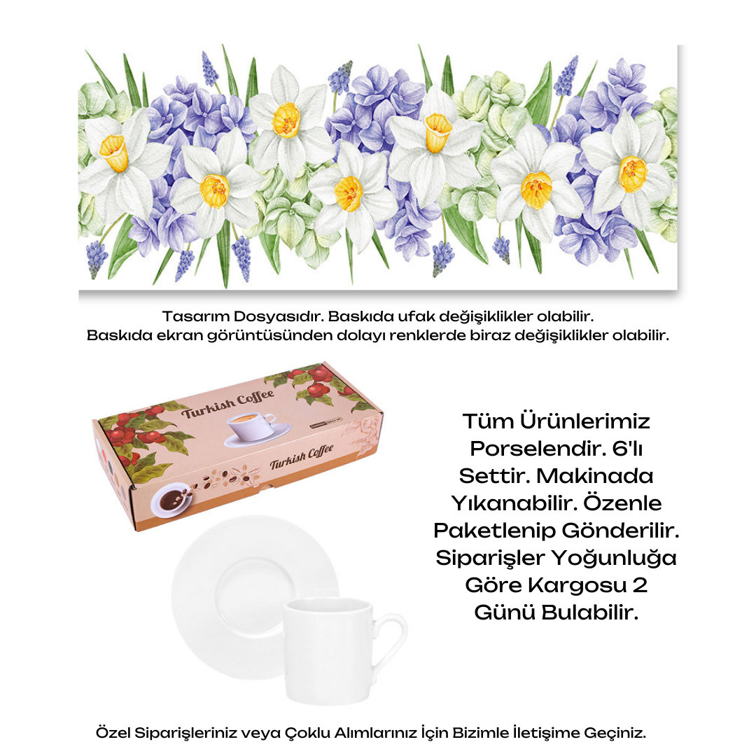 KDKF000000098 - Porselen Kahve Takımı
