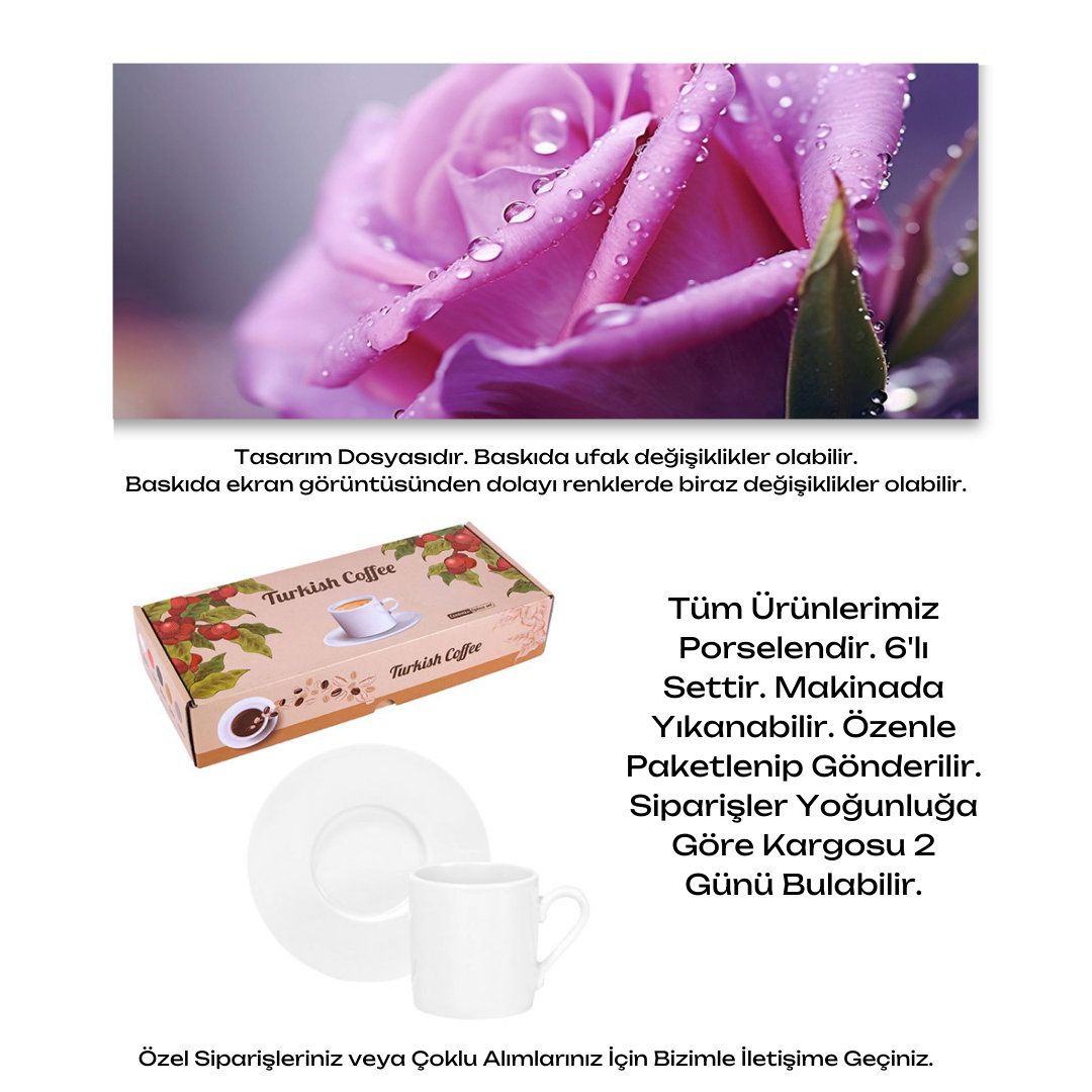 KDKF000000125 - Porselen Kahve Takımı