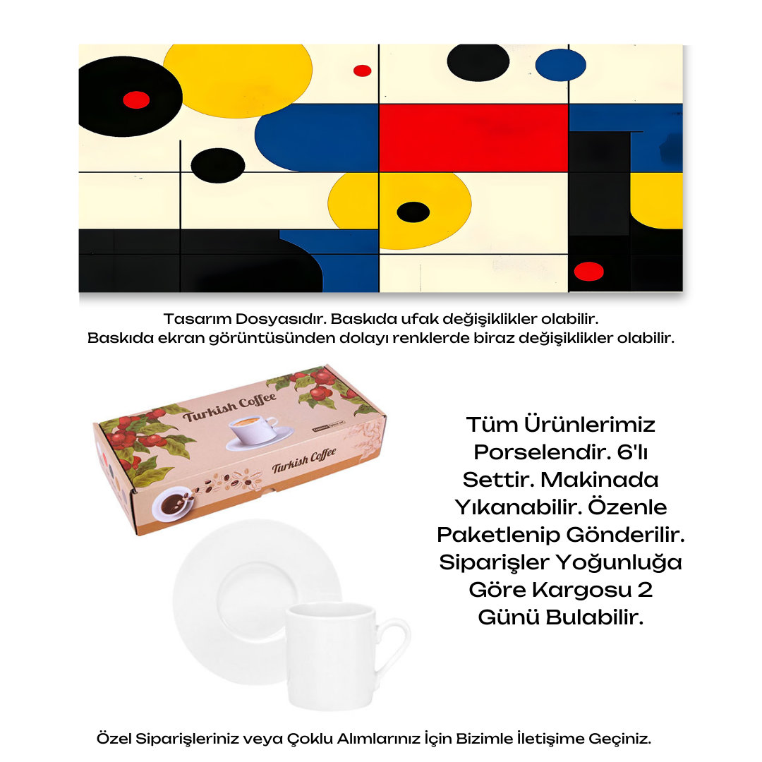KDKF000000277 - Porselen Kahve Takımı