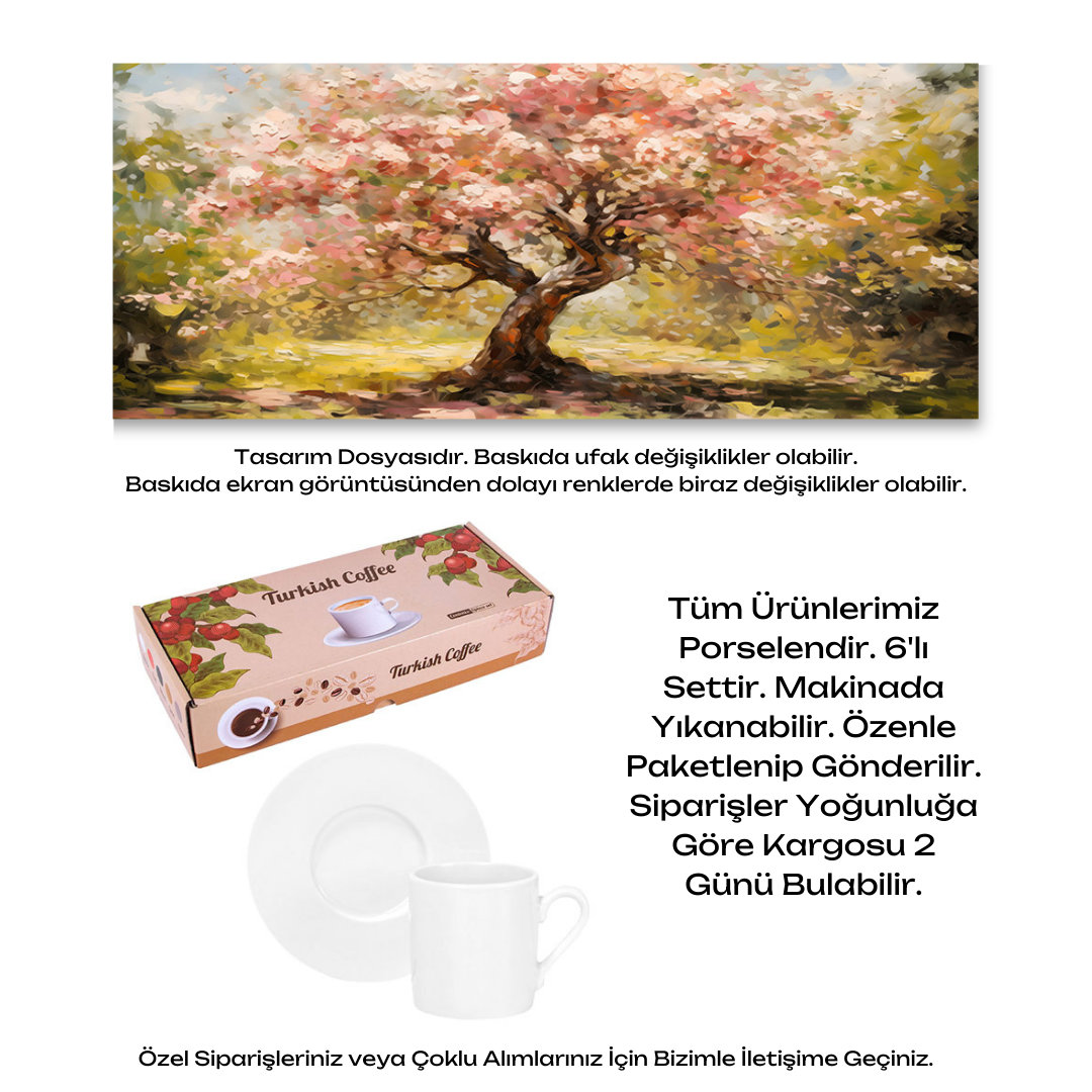 KDKF000000278 - Porselen Kahve Takımı