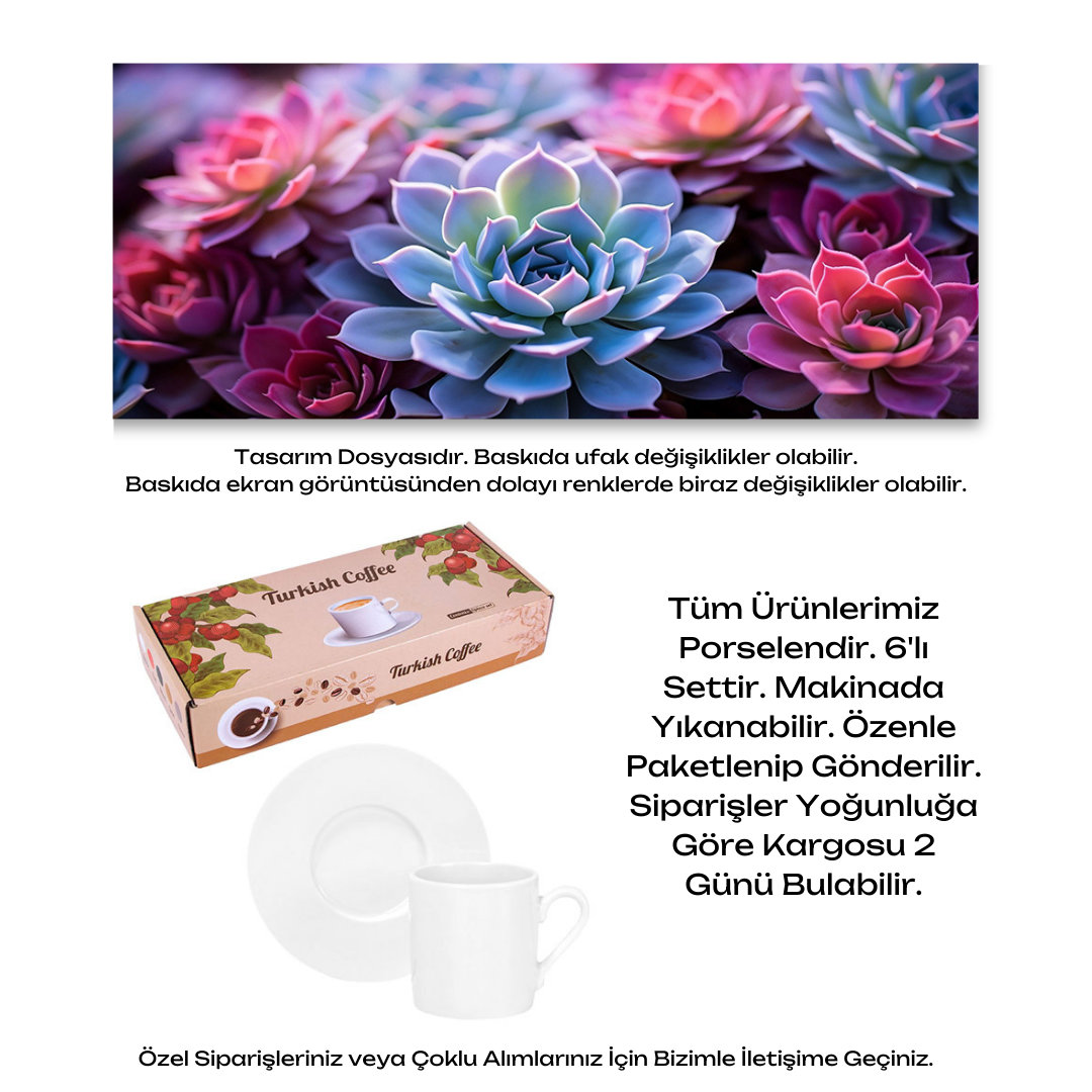 KDKF000000285 - Porselen Kahve Takımı
