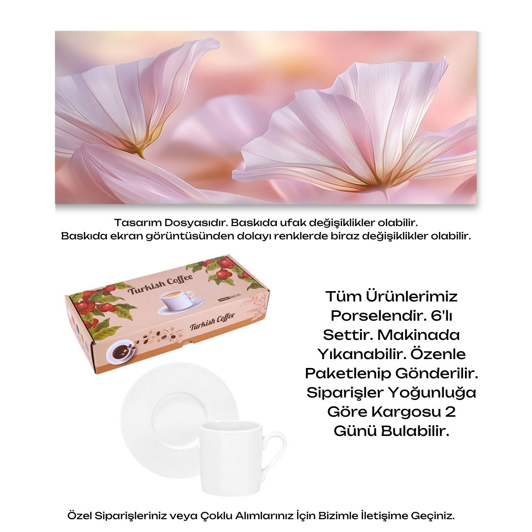 KDKF000000286 - Porselen Kahve Takımı