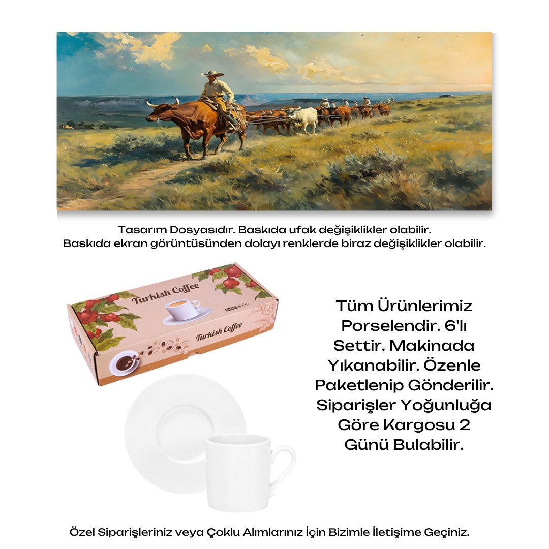 KDKF000000288 - Porselen Kahve Takımı