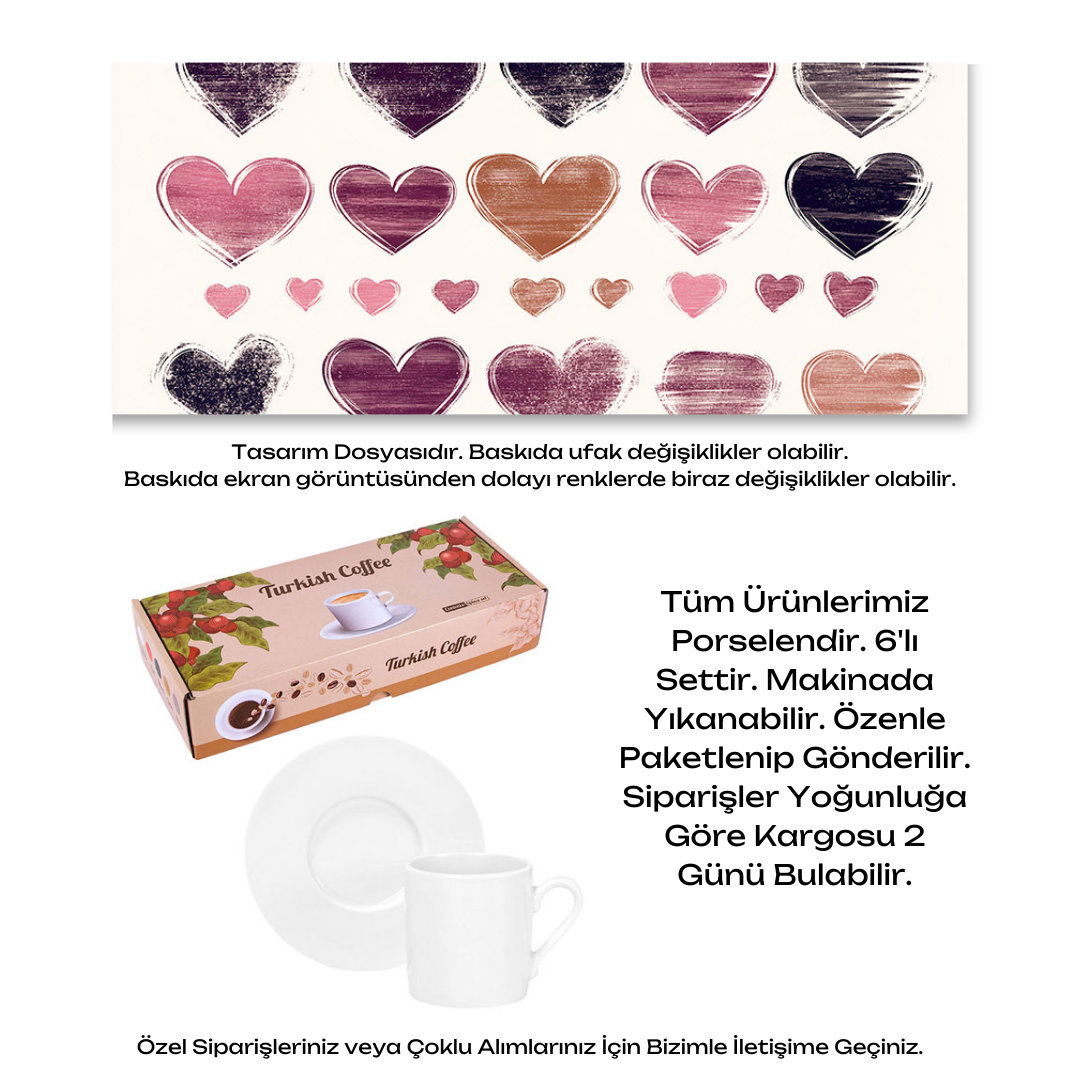 KDKF000000551 - Porselen Kahve Takımı