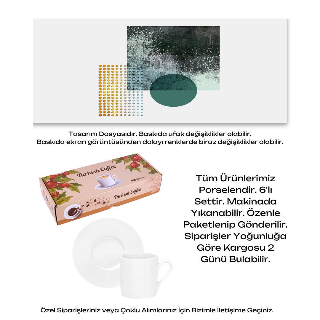 KDKF000000832 - Porselen Kahve Takımı