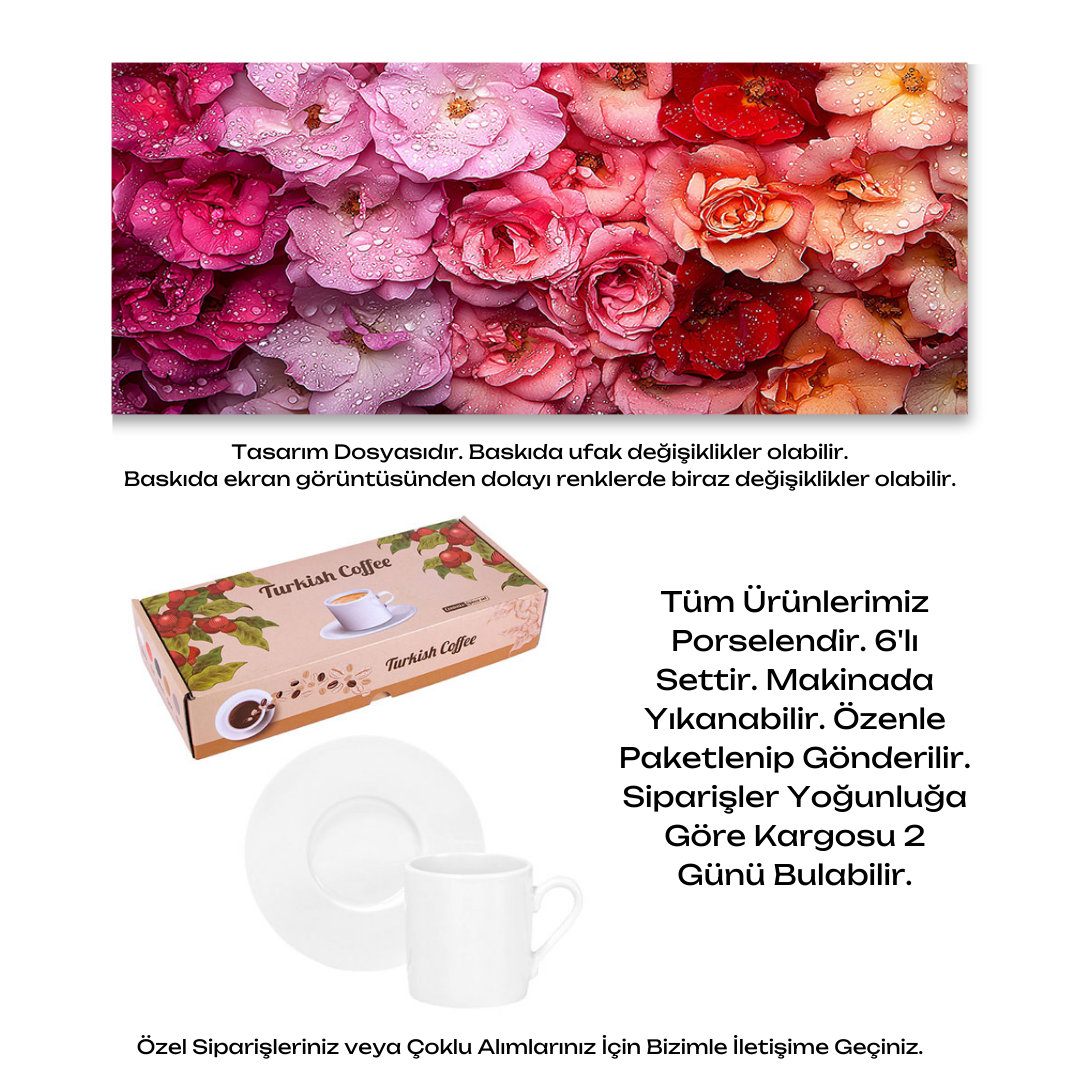 KDKF000000866 - Porselen Kahve Takımı