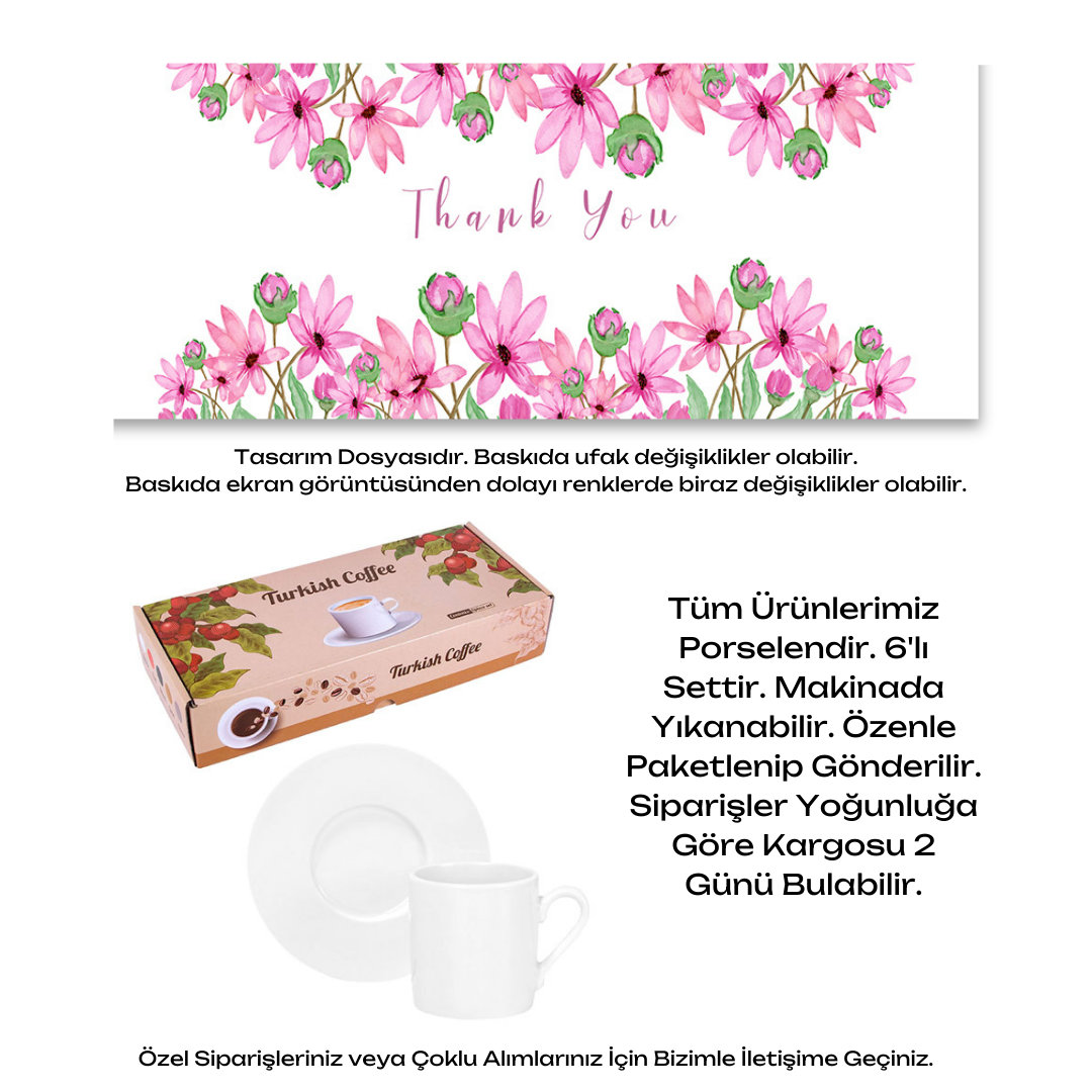 KDKF000000874 - Porselen Kahve Takımı