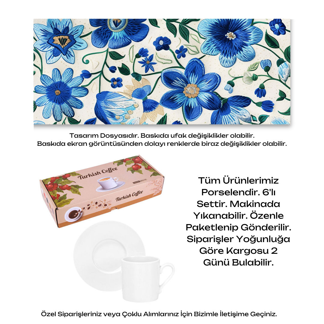 KDKF000000875 - Porselen Kahve Takımı