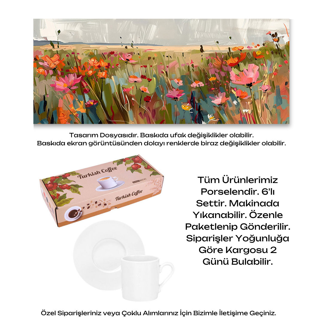 KDKF000001011 - Porselen Kahve Takımı