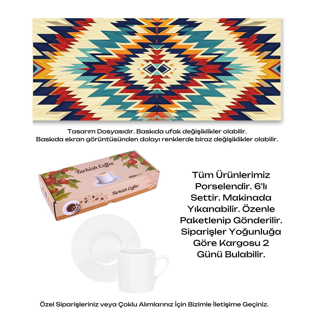 KDKF000001108 - Porselen Kahve Takımı