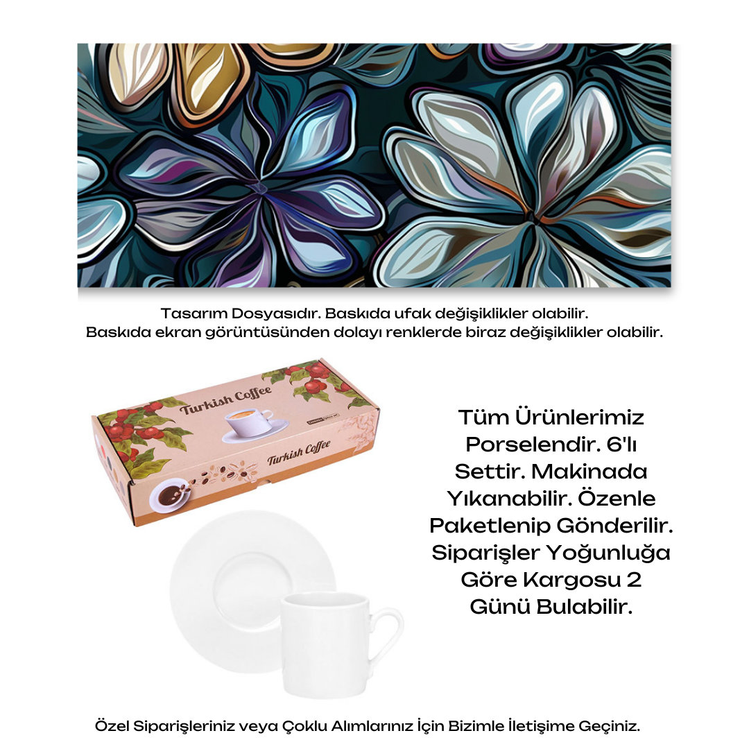 KDKF000001204 - Porselen Kahve Takımı