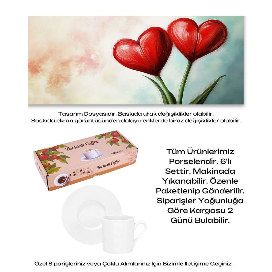 KDKF000001206 - Porselen Kahve Takımı