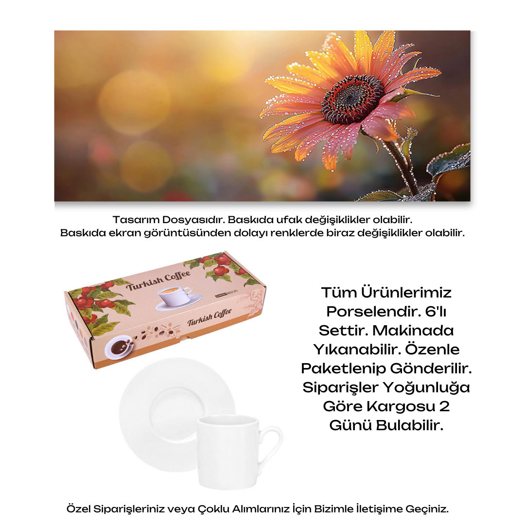 KDKF000001261 - Porselen Kahve Takımı