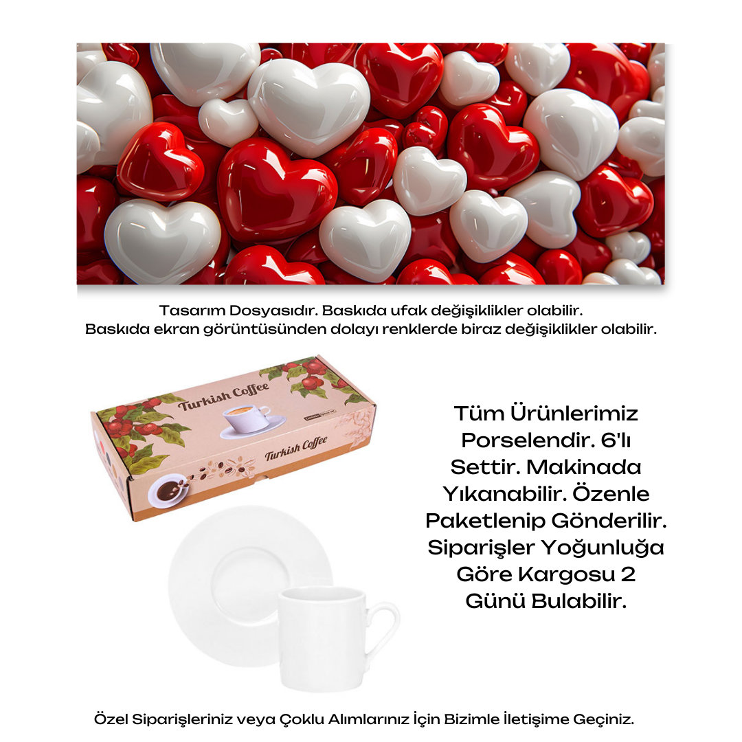 KDKF000001320 - Porselen Kahve Takımı