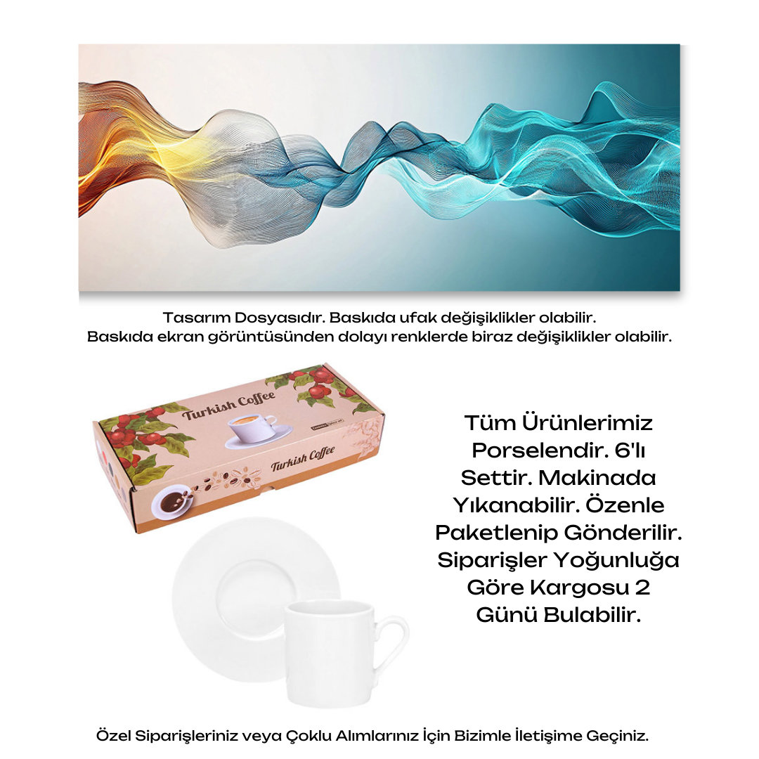 KDKF000001511 - Porselen Kahve Takımı
