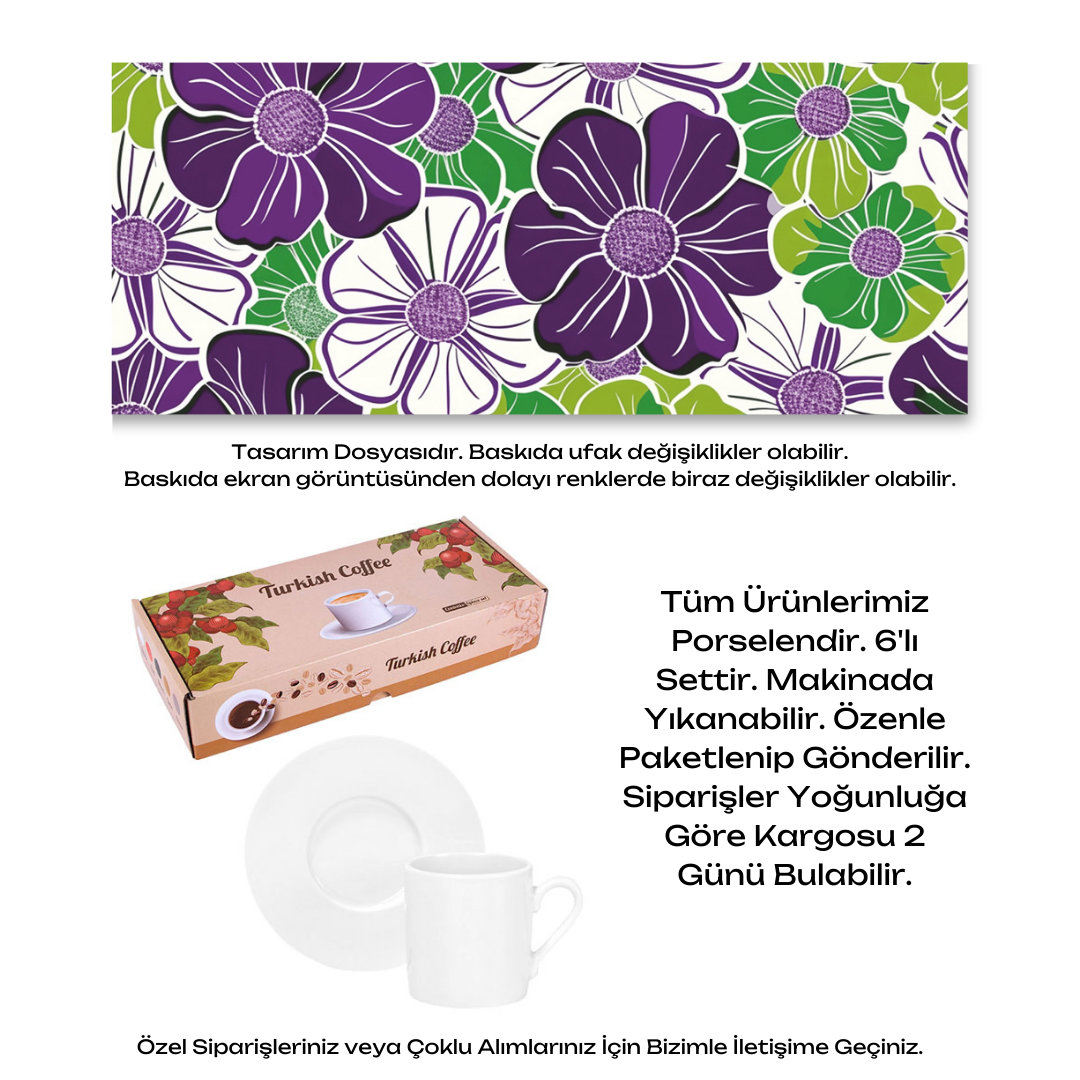 KDKF000001512 - Porselen Kahve Takımı