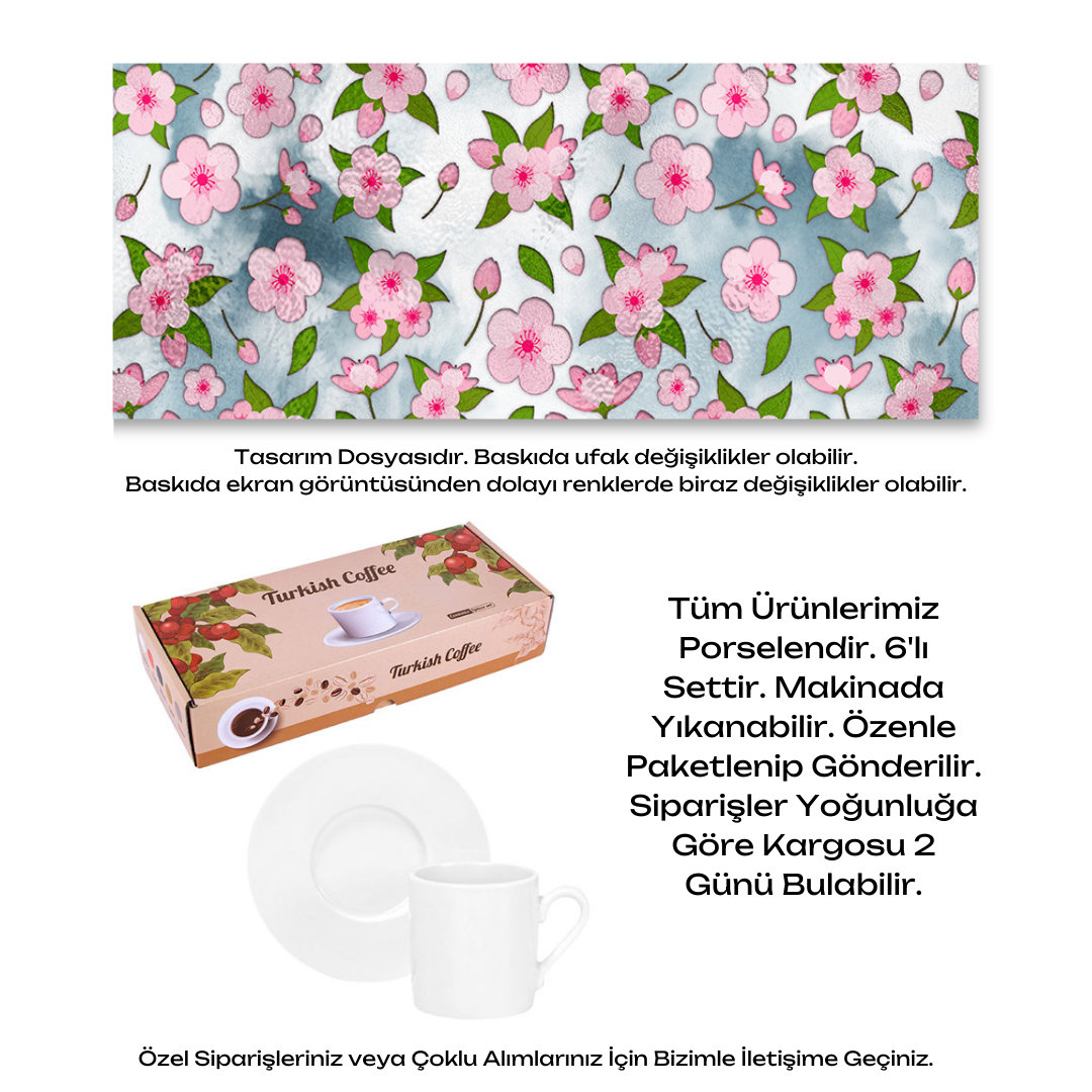 KDKF000001518 - Porselen Kahve Takımı