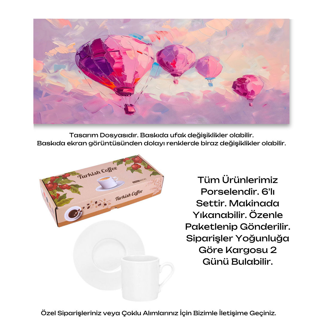 KDKF000001969 - Porselen Kahve Takımı