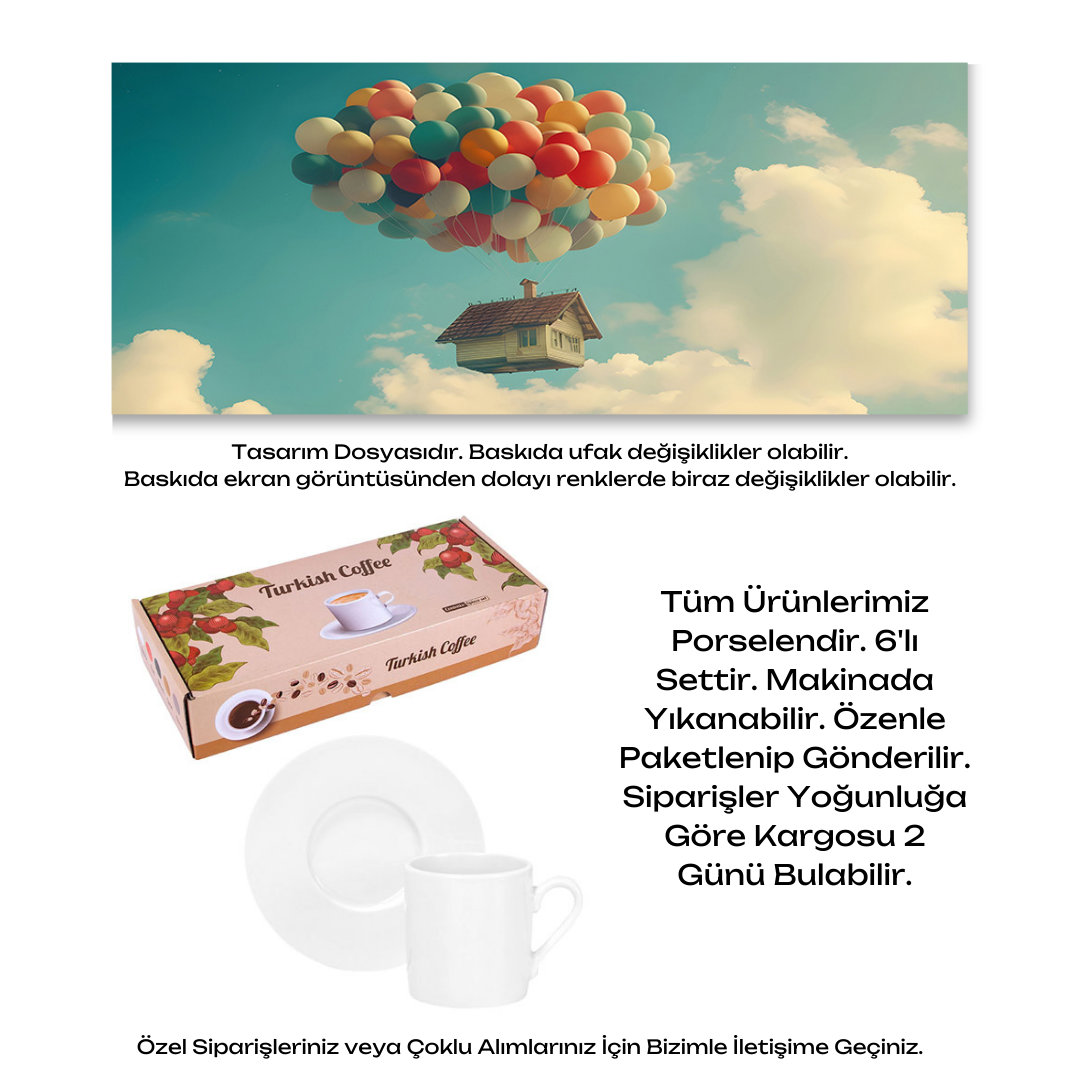 KDKF000001985 - Porselen Kahve Takımı