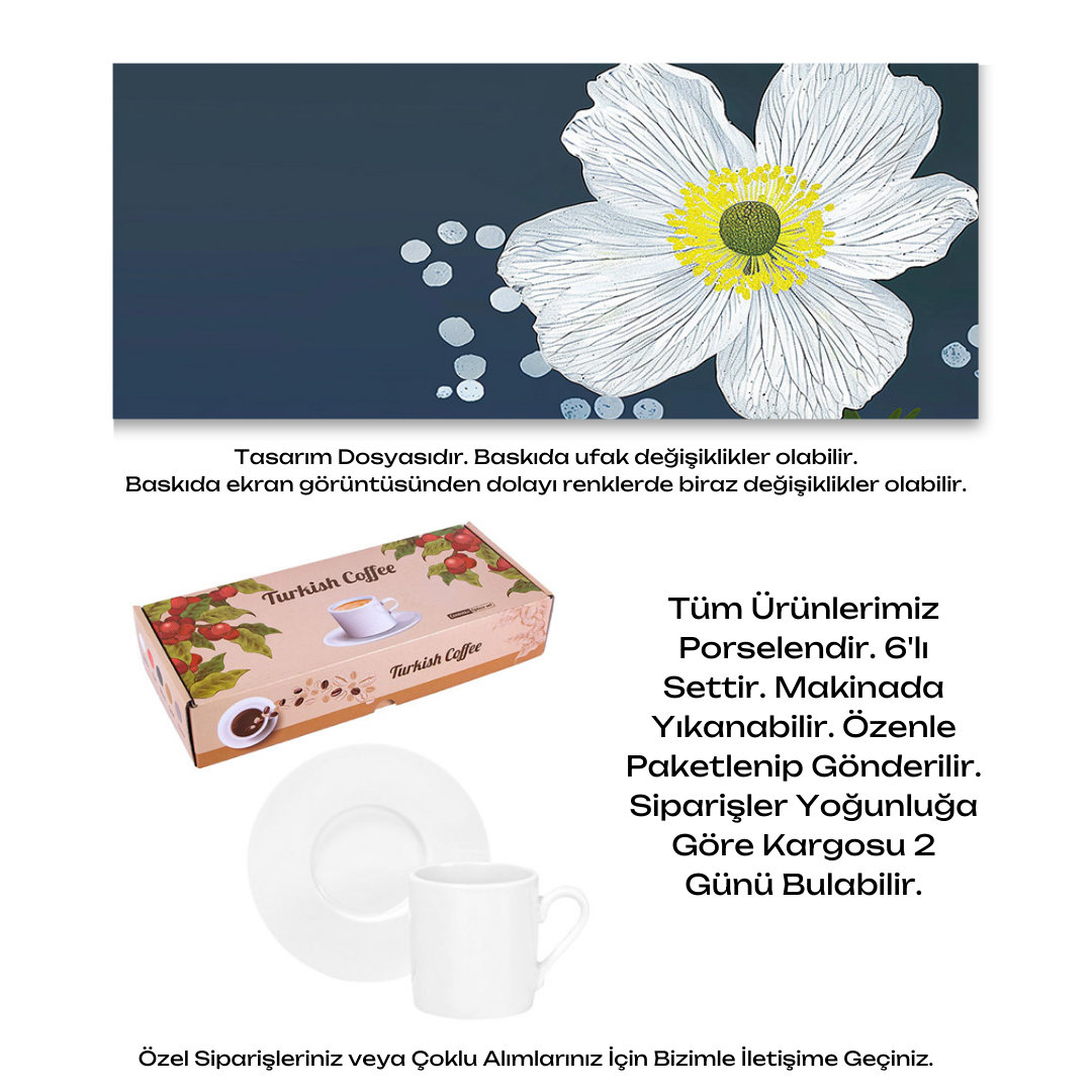 KDKF000002007 - Porselen Kahve Takımı