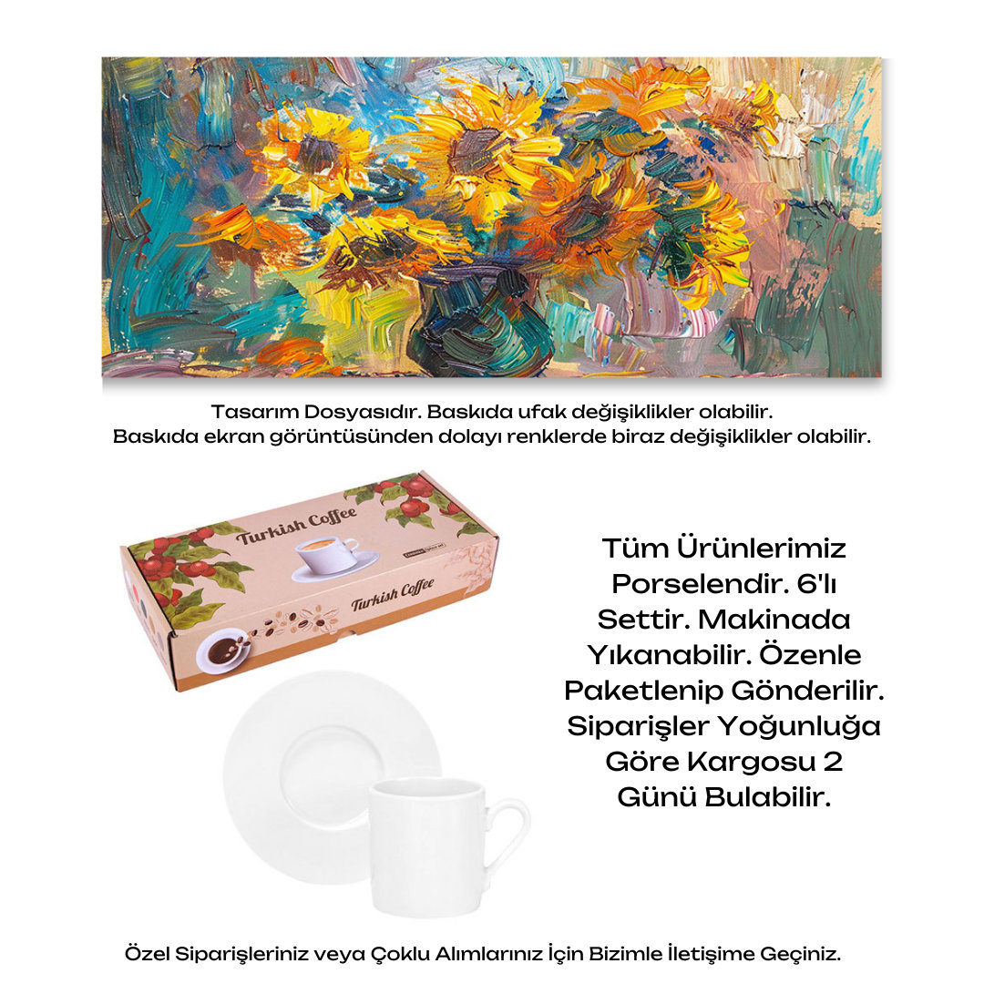 KDKF000002010 - Porselen Kahve Takımı