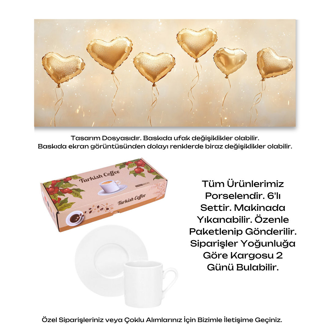 KDKF000002015 - Porselen Kahve Takımı