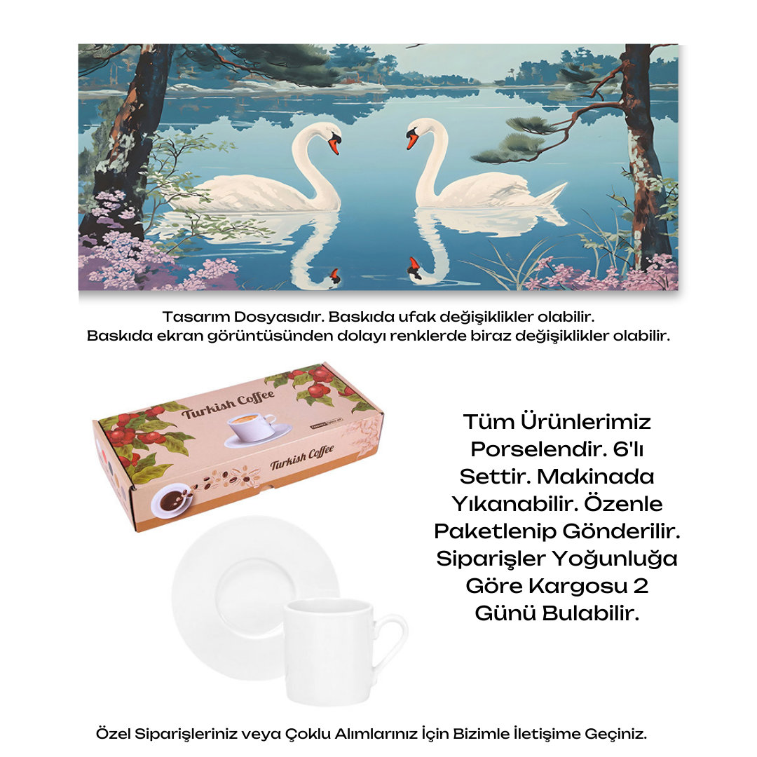 KDKF000002016 - Porselen Kahve Takımı