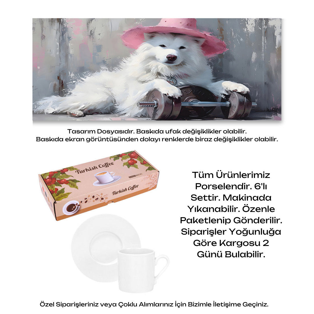 KDKF000002017 - Porselen Kahve Takımı