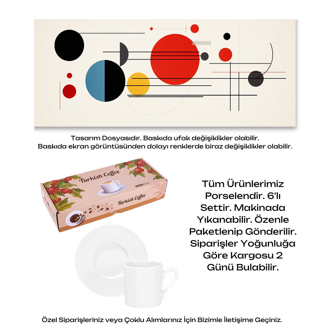 KDKF000002045 - Porselen Kahve Takımı