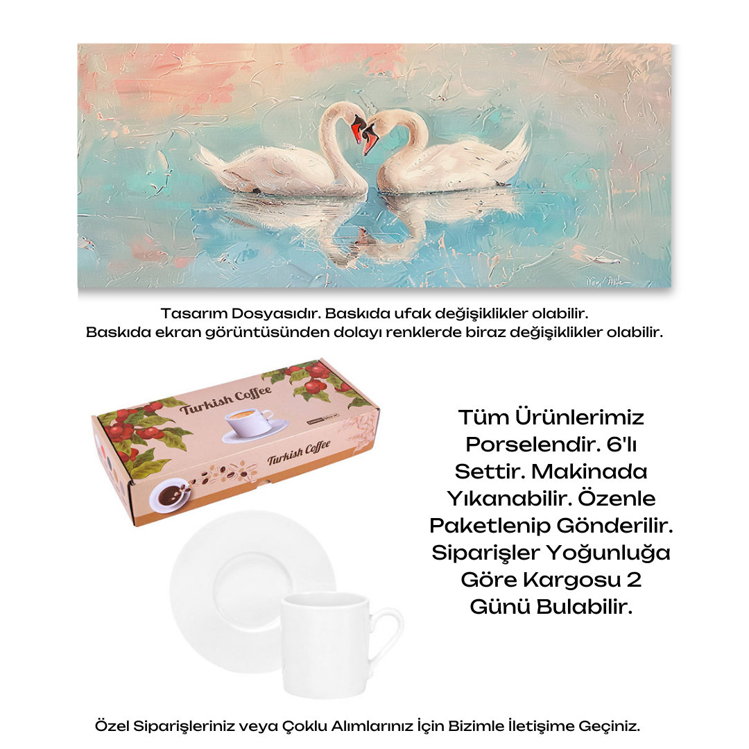 KDKF000002176 - Porselen Kahve Takımı