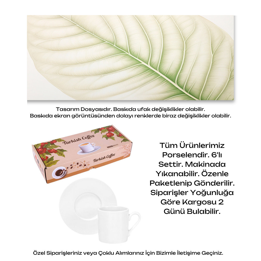 KDKF000002178 - Porselen Kahve Takımı