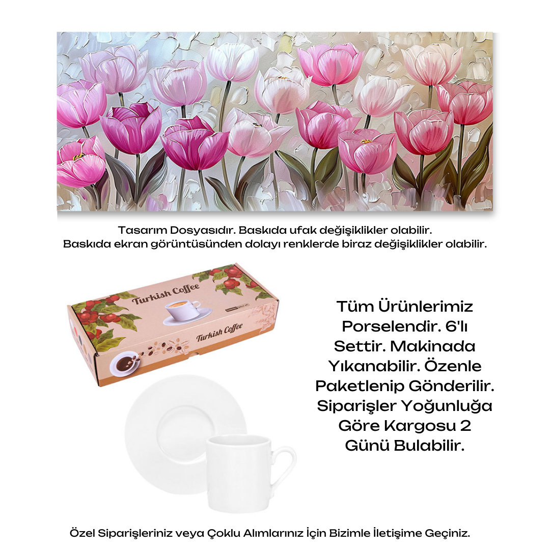 KDKF000002182 - Porselen Kahve Takımı