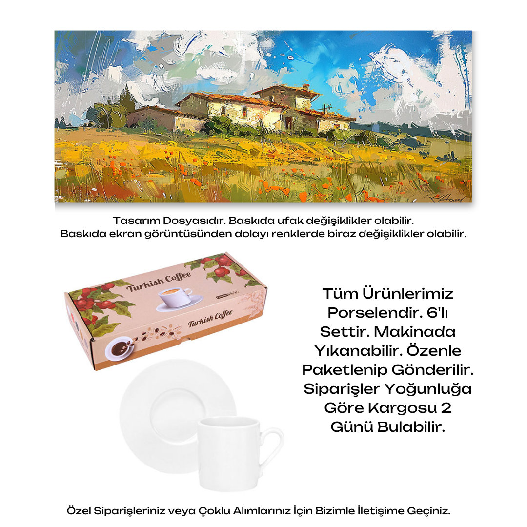 KDKF000002209 - Porselen Kahve Takımı