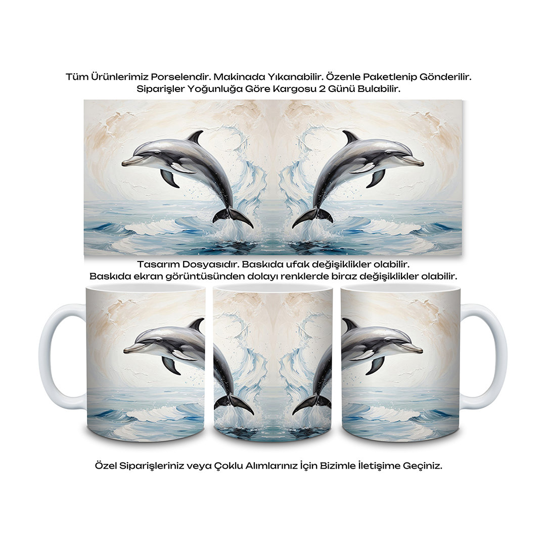 KDKP000000005 - Baskılı Porselen Kupa