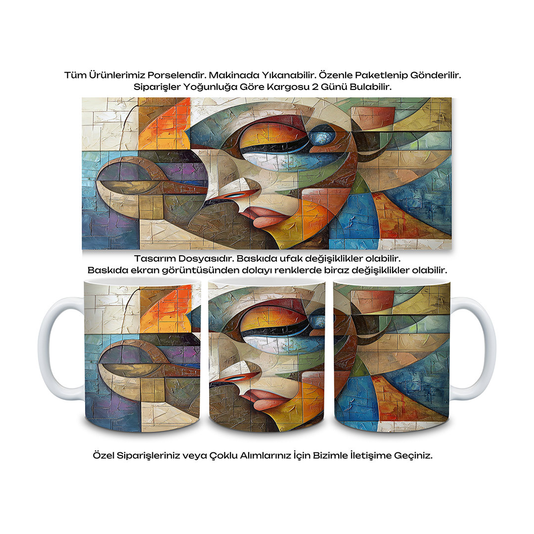 KDKP000000006 - Baskılı Porselen Kupa