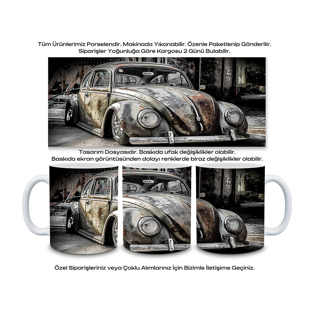 KDKP000000011 - Baskılı Porselen Kupa