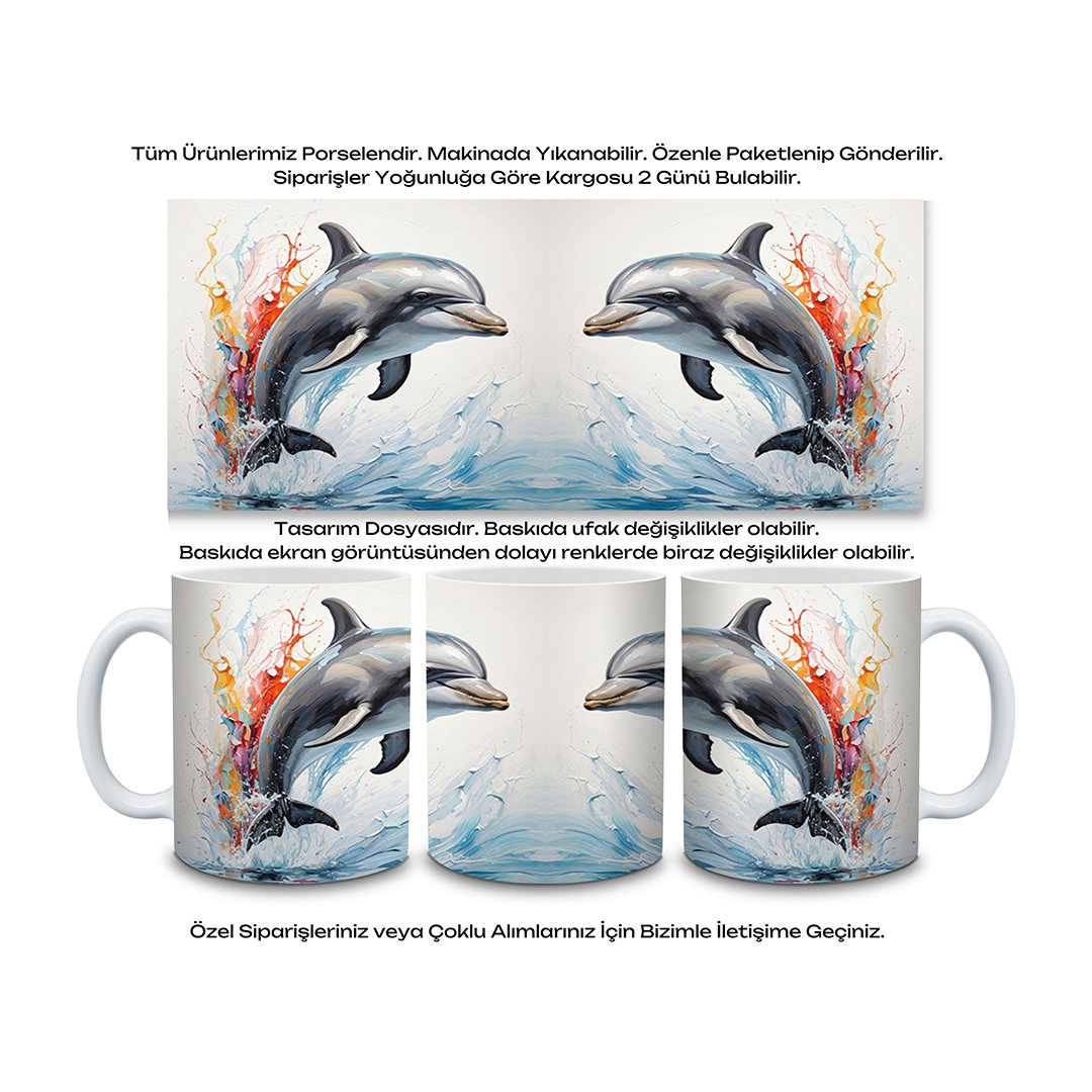 KDKP000000020 - Baskılı Porselen Kupa