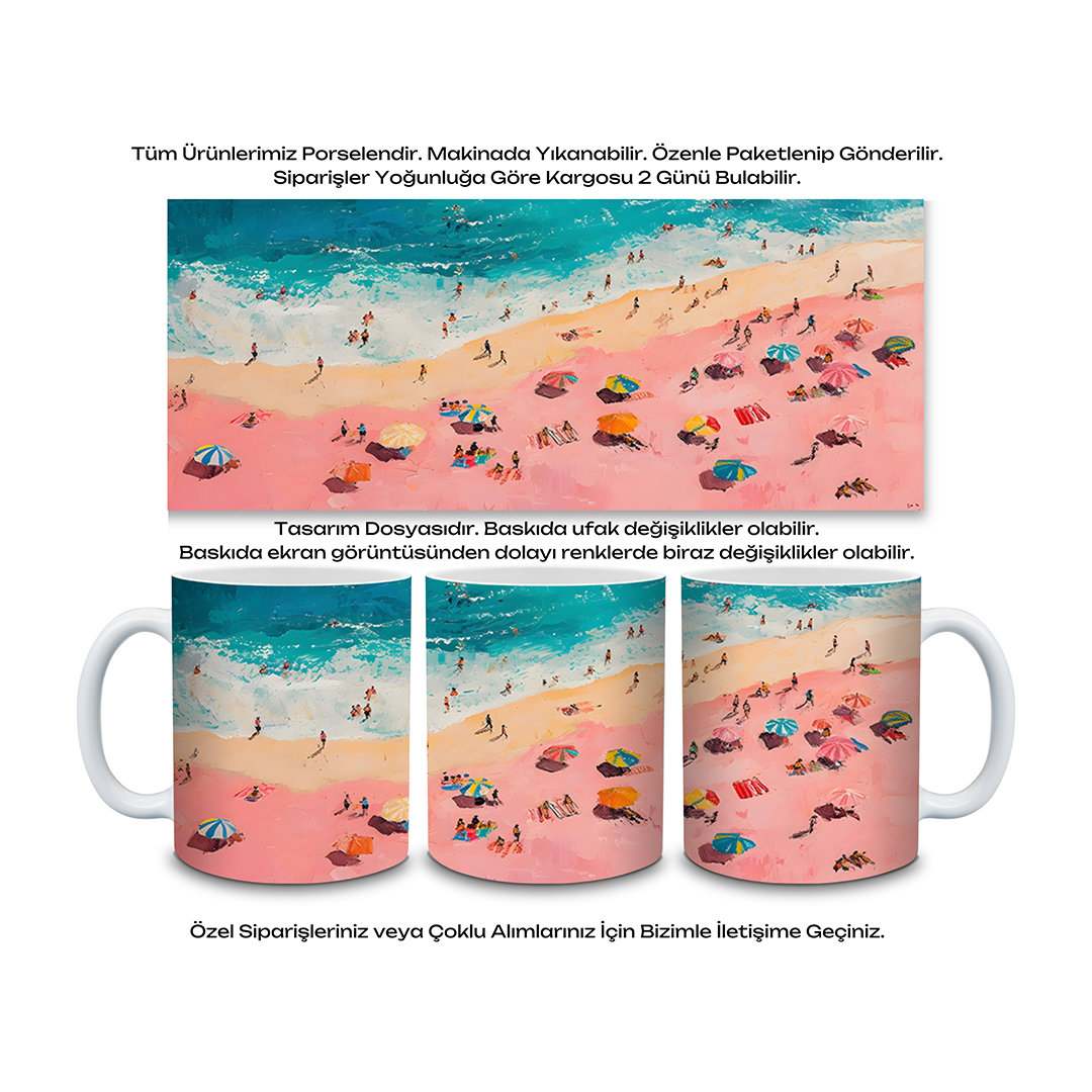 KDKP000000021 - Baskılı Porselen Kupa