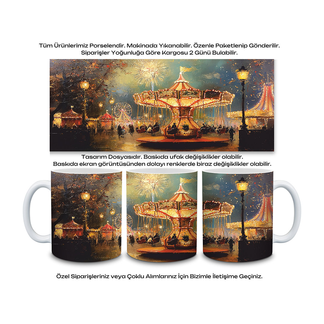 KDKP000005943 - Baskılı Porselen Kupa