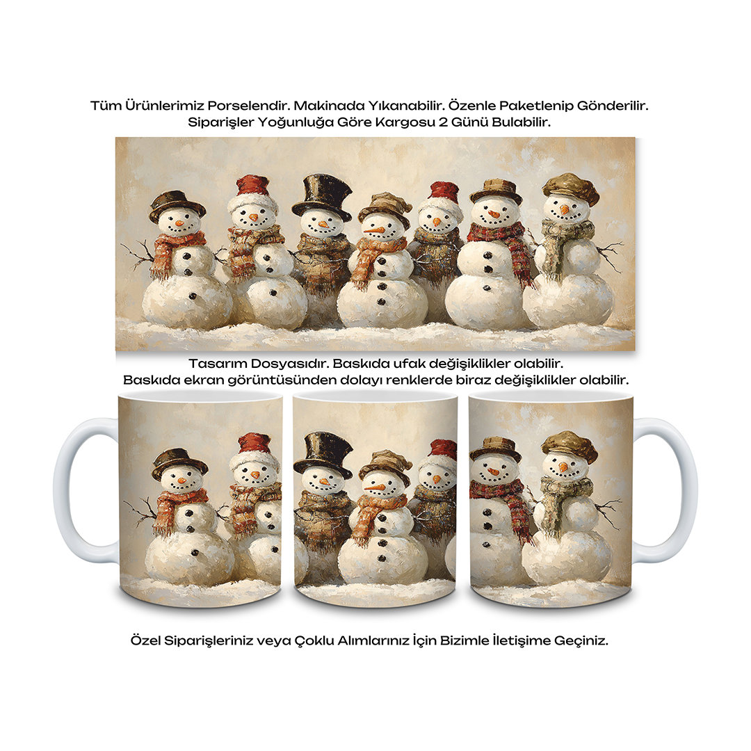 KDKP000005945 - Baskılı Porselen Kupa