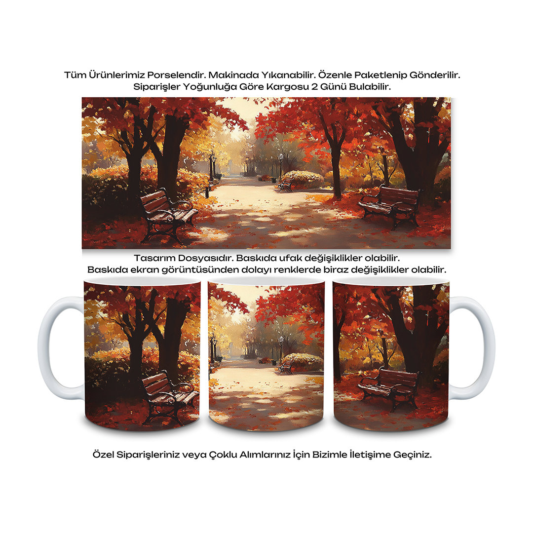 KDKP000005950 - Baskılı Porselen Kupa