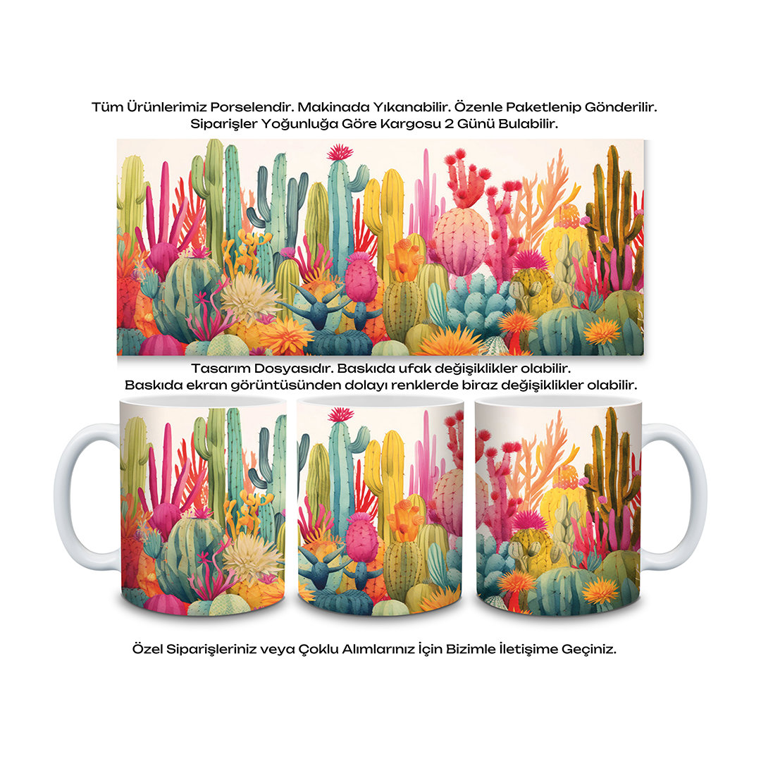 KDKP000005951 - Baskılı Porselen Kupa