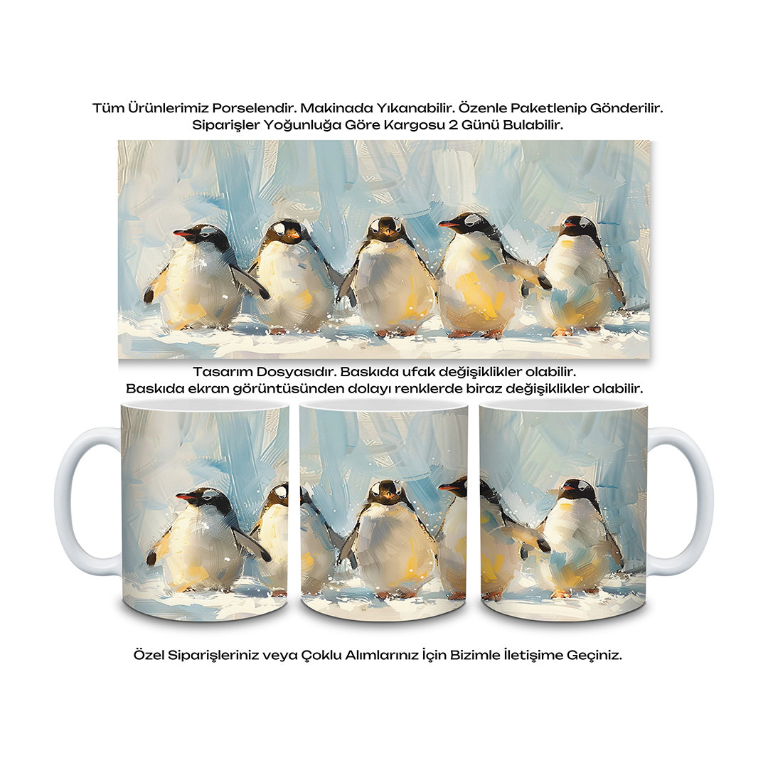 KDKP000005952 - Baskılı Porselen Kupa